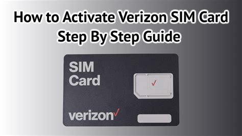 verizon 5g sim card activation